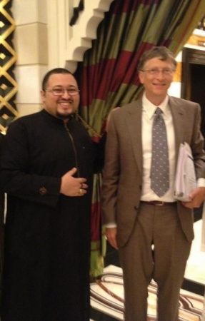 لقائي مع السيد بيل جايتس مؤسس شركة مايكروسوفت